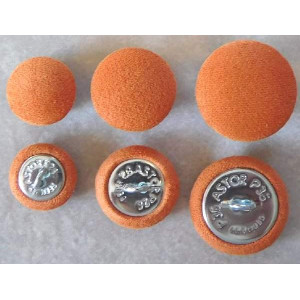 Polsterknöpfe mit Mikrofaser Orange