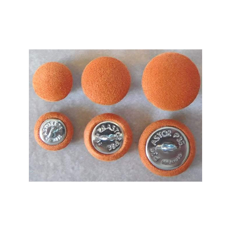 Polsterknöpfe mit Mikrofaser Orange