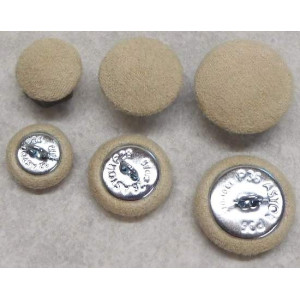 Polsterknöpfe mit Mikrofaser Beige